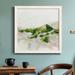Loon Peak® Emerald Hills II-Premium Framed Canvas - Ready To Hang Canvas, Solid Wood in Black/Blue/Green | 20 H x 20 W x 1.5 D in | Wayfair