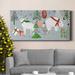 The Holiday Aisle® Stars & Snowflakes Collection D Premium Gallery Wrapped Canvas - Ready To Hang Metal in Blue/Green | Wayfair