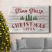 The Holiday Aisle® Farm Fresh Christmas Trees Premium Gallery Wrapped Canvas - Ready To Hang Metal in Green/Red | 60 H x 40 W x 1 D in | Wayfair