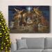 The Twillery Co.® Brittany Nativity Premium Gallery Wrapped Canvas - Ready To Hang Canvas in Blue/Brown/Red | 12 H x 8 W x 1 D in | Wayfair