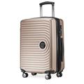 HAUPTSTADTKOFFER Mitte - Hand Luggage 55x40x23, TSA, 4 Wheels, Travel Suitcase, Hard-Shell Suitcase, Rolling Suitcase, Hand Luggage Suitcase, Cabin Luggage Suitcase, Champagne