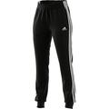 adidas Women's 3-Stripes French Terry C Trousers, Womens, Trousers, GM8733, Black/White, M