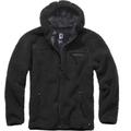 Brandit Teddyfleece Worker Jacket, black, Size 5XL