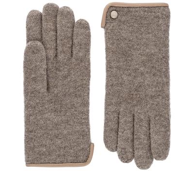 ROECKL - Handschuhe Damen Wolle Leder-Paspel Alpaca