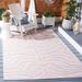 Pink/White 144 x 108 x 0.02 in Area Rug - Mercer41 Aviyana Animal Print Ivory/Pink Indoor/Outdoor Area Rug | 144 H x 108 W x 0.02 D in | Wayfair