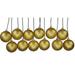 The Holiday Aisle® Solid Ball Ornament Plastic in Gray/Yellow | 12 H x 2.75 W x 2.75 D in | Wayfair B3A0E05C49D24F73BB07EED64B54E4C2