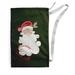 The Holiday Aisle® Santa Claus Santa Sack Polyester in Green/White | 36 H x 28 W in | Wayfair FE4976813CC644AA9796D606393CD6B1
