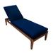 Eddie Bauer Outdoor Sunbrella Seat/Back Cushion in Gray/Blue | 2.5 H x 26 W x 50 D in | Wayfair 11569U-E5439