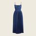 J. Crew Dresses | J. Crew Smocked Waist Pleated Dress - Navy Gingham - Size 16 - Nwt | Color: Blue | Size: 16