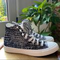 Converse Shoes | Converse Crocodile Croc Hi Top Sneakers Shoes 8.5 W | Color: Black/White | Size: 8.5
