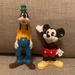 Disney Other | Mickey Mouse And Goofy Japan Figurines-Disney | Color: Brown | Size: Os