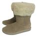 American Eagle Outfitters Shoes | American Eagle Suede Leather Boots Sherpa Lined Size 7 Tan. | Color: Brown | Size: 7