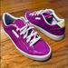 Adidas Shoes | Adidas Sleek Shock Purple Patent Leather Sneakers Fw2485 | Color: Purple/White | Size: 8.5