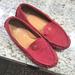 Coach Shoes | Coach Amber Loafers Size 8.5 Used | Color: Red/Brown | Size: 8.5