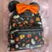 Disney Bags | Loungefly Disney Parks 2021 Rare Mickey Mouse Halloween Mini Backpack | Color: Black/Orange | Size: Os