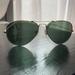 Ray-Ban Accessories | Classic Ray Ban Aviators | Color: Gold/Green | Size: Os