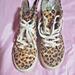 Michael Kors Shoes | Authentic Michael Kors Animal Print Size 3 Sneakers | Color: Brown/Tan | Size: 3
