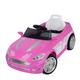 Evo Unicorn Car Electric Ride-On | Pink Battery Operated Ride-On Car | 6V Battery Powered Kids Ride-On Car With Working Headlights, Pedal Driven Car Forward & Engine Sound Effects | Ages 3+