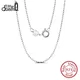 Effie Queen – collier en chaîne de perles pour homme et femme 1.2mm pour pendentif 40 à 50cm en