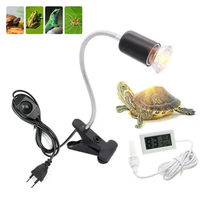 Support de lampe UVA pour reptiles ensemble avec pince lampe à ampoule tortue kit de tortues