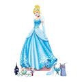 STAR CUTOUTS SP005 Cinderella Cardboard Cutout Party Decorations With Six Mini Party Supplies Princess Disney Theme, Medium