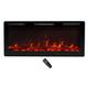C-Hopetree Electric Fires, Recessed, Wall Mounted or Freestanding Electrical Fireplace Heater with Remote Control, 106cm Wide