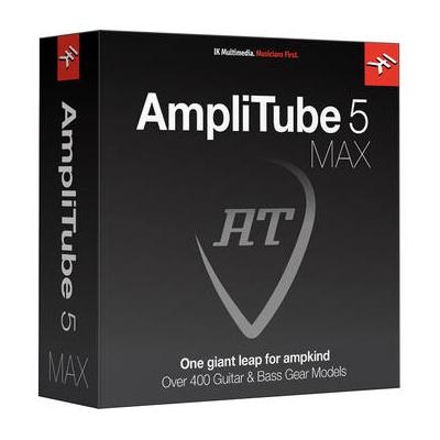 IK Multimedia AmpliTube 5 MAX Guitar Amplifier and Cabinet Emulation Software (Download) AT-MAX5-DID-IN