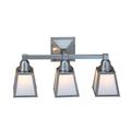 Arroyo Craftsman A-Line 21 Inch 3 Light Bath Vanity Light - AS-3E-WO-P