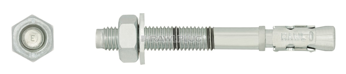 Goujons d'ancrage pour béton non fissuré 8X140 boîte de 100 RAWL R-XPT-08140/75