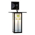 Arroyo Craftsman Franklin 19 Inch Tall 1 Light Outdoor Wall Light - FB-9LSA-GW-BZ