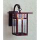 Arroyo Craftsman Glasgow 10 Inch Tall 1 Light Outdoor Wall Light - GB-6L-WO-VP