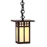 Arroyo Craftsman Glasgow 9 Inch Tall 1 Light Outdoor Hanging Lantern - GH-6L-GWC-RB