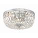 Crystorama Ceiling Mount 14 Inch 3 Light Semi Flush Mount - 714-CH-CL-SAQ