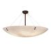 Justice Design Group Clouds 63 Inch 12 Light Semi Flush Mount - CLD-9659-35-DBRZ-F1