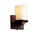 Justice Design Group Candlearia 8 Inch Wall Sconce - CNDL-8771-14-CREM-DBRZ