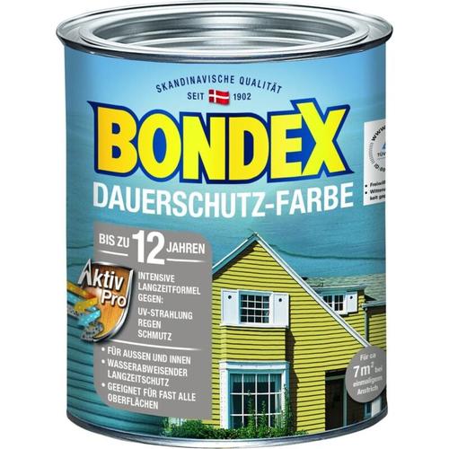 Bondex – Dauerschutz-Holzfarbe 750 ml, taubenblau Holzschutzfarbe Holzschutz