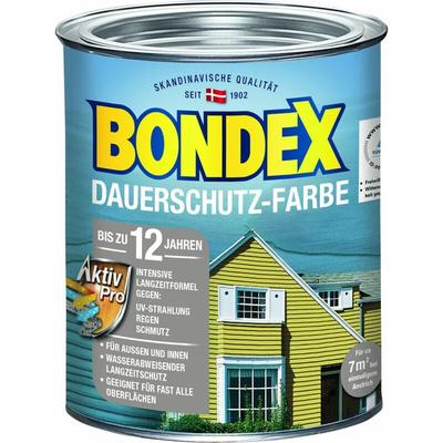 Dauerschutz-Holzfarbe 750 ml, taubenblau Holzschutzfarbe Holzschutz - Bondex