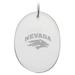 Nevada Wolf Pack 2.75'' x 3.75'' Glass Oval Ornament