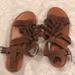 American Eagle Outfitters Shoes | American Eagle Tassel Sandals Size 7 | Color: Brown/Black | Size: 7