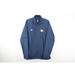 Adidas Jackets & Coats | Adidas Mens Large University Of Michigan Football Team Issued Jacket Navy Blue | Color: Blue | Size: L