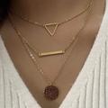 Free People Jewelry | Layered Balance Necklace 14k Gold | Color: Gold | Size: Os