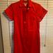 J. Crew Dresses | Jcrew Red Shirt Dress | Color: Red | Size: Xxs