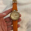 Michael Kors Accessories | Michael Kors Womens Gold And Orange Watch | Color: Gold/Orange | Size: Os