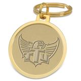 Gold Tennessee Tech Golden Eagles Team Logo Split-Wire Key Ring