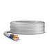 Primes DIY 3 Core Round White Flex Flexible Cable, stranded electrical copper wire, Insulated Flexible PVC Wire, Stranded Wire High Temperature Resistance, 3182Y BASEC Approved 2.5mm(40 Meter)