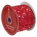 Northlight Seasonal and White Hearts Valentine's Day Wi Craft Ribbon 2.5" x 10 Yards Fabric in Red | 1 H x 2.5 W x 360 D in | Wayfair