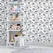 Harriet Bee Ayotunde 126" L x 24" W Peel & Stick Wallpaper Roll Vinyl, Latex in Black/White | 24 W in | Wayfair D5EDFA78459F42B1B9EF9D76E29DE69E