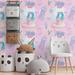 Zoomie Kids Beverly Peel & Stick Wallpaper Roll Vinyl, Latex in Pink | 24 W in | Wayfair 295BFA674DD5498A8FAAC46A2215C7BB