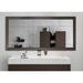Lark Manor™ Donell Traditional Bathroom/Vanity Mirror in Gray/Brown | 70.5 H x 38 W x 1 D in | Wayfair 641436493B5245AC86DAE90FE02171ED
