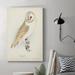 Loon Peak® Barn Owl Premium Gallery Wrapped Canvas - Ready To Hang Metal in Black/Blue/Green | 48 H x 32 W x 1 D in | Wayfair